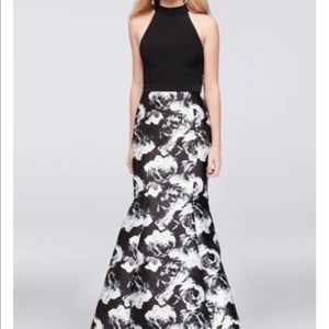 blondie nights halter mermaid gown SIZE 9